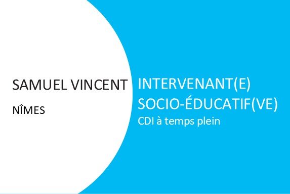 INTERVENANT(E) SOCIO-�DUCATIF(VE)