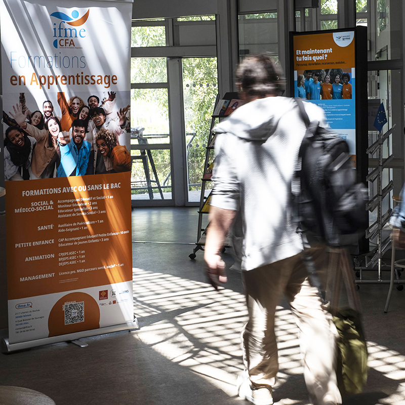 Hall d'entrée du CFA IFME